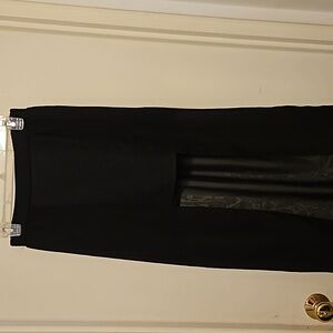 Charlotte Russell Black high low skirt